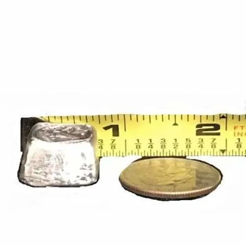 1 Troy Oz. "Masonic Symbol" Stamped Cube .999 Fine Silver
