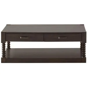 2-Drawer Coffee Table in Coffee Bean