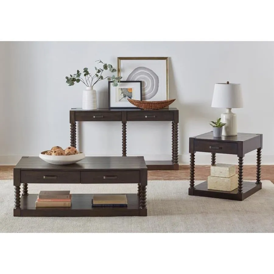 2-Drawer Coffee Table in Coffee Bean