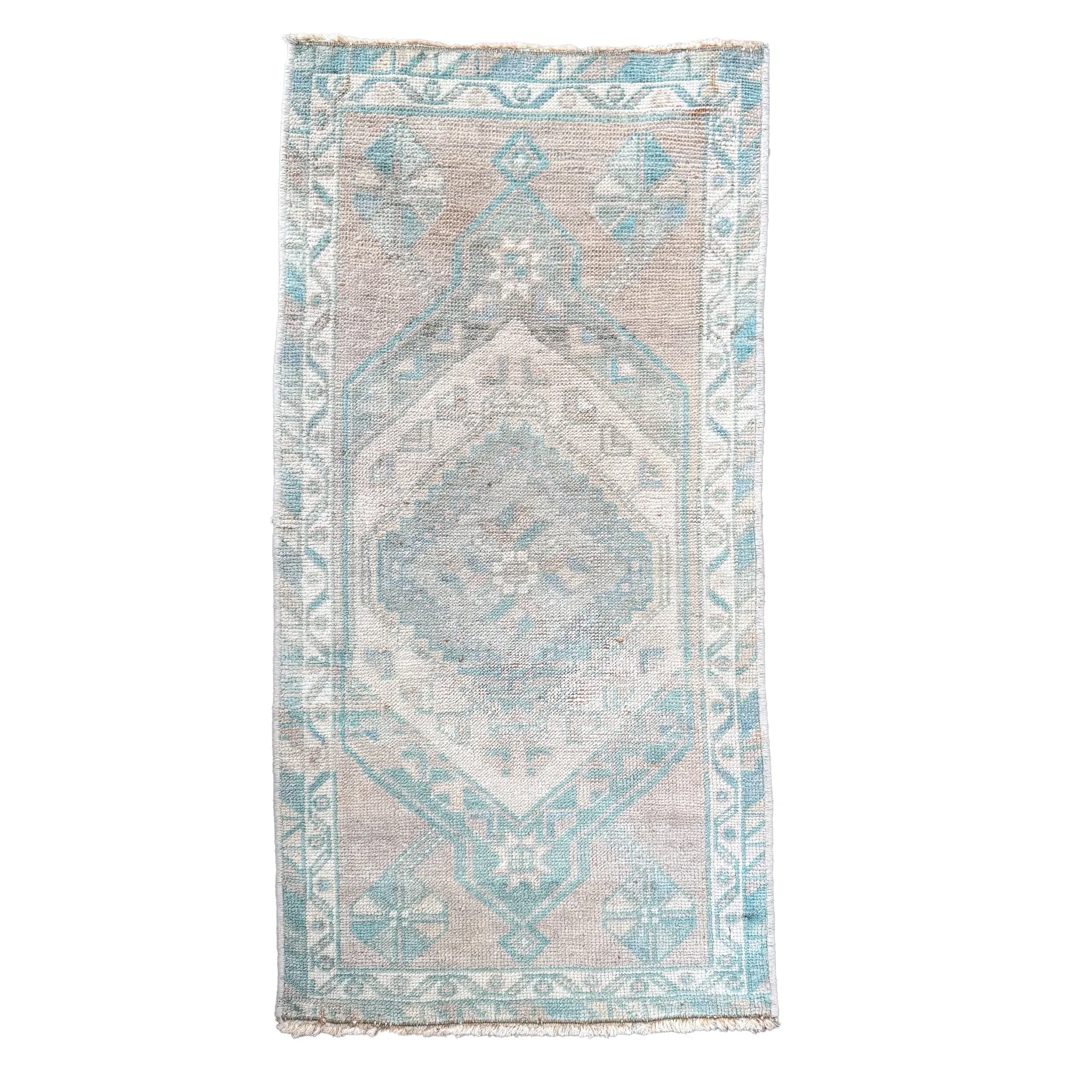 4193 Handwoven Vintage Rug 2’11x1’7