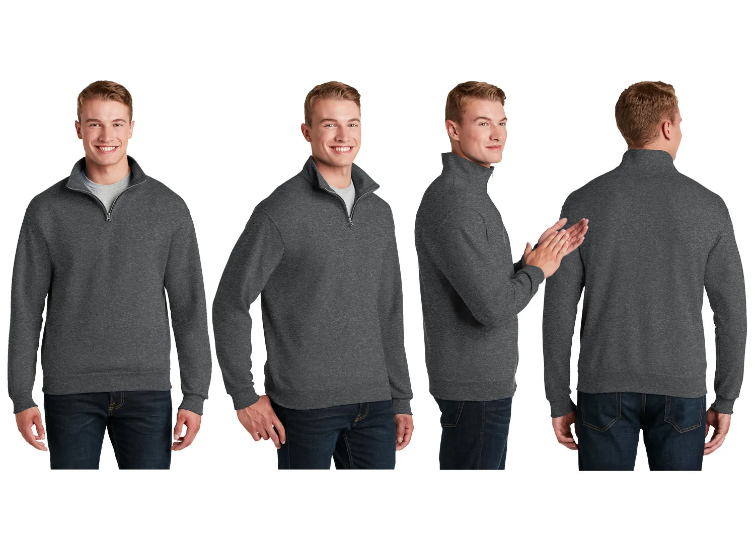 Acacia Quarter Zip Pullover Sweatshirt