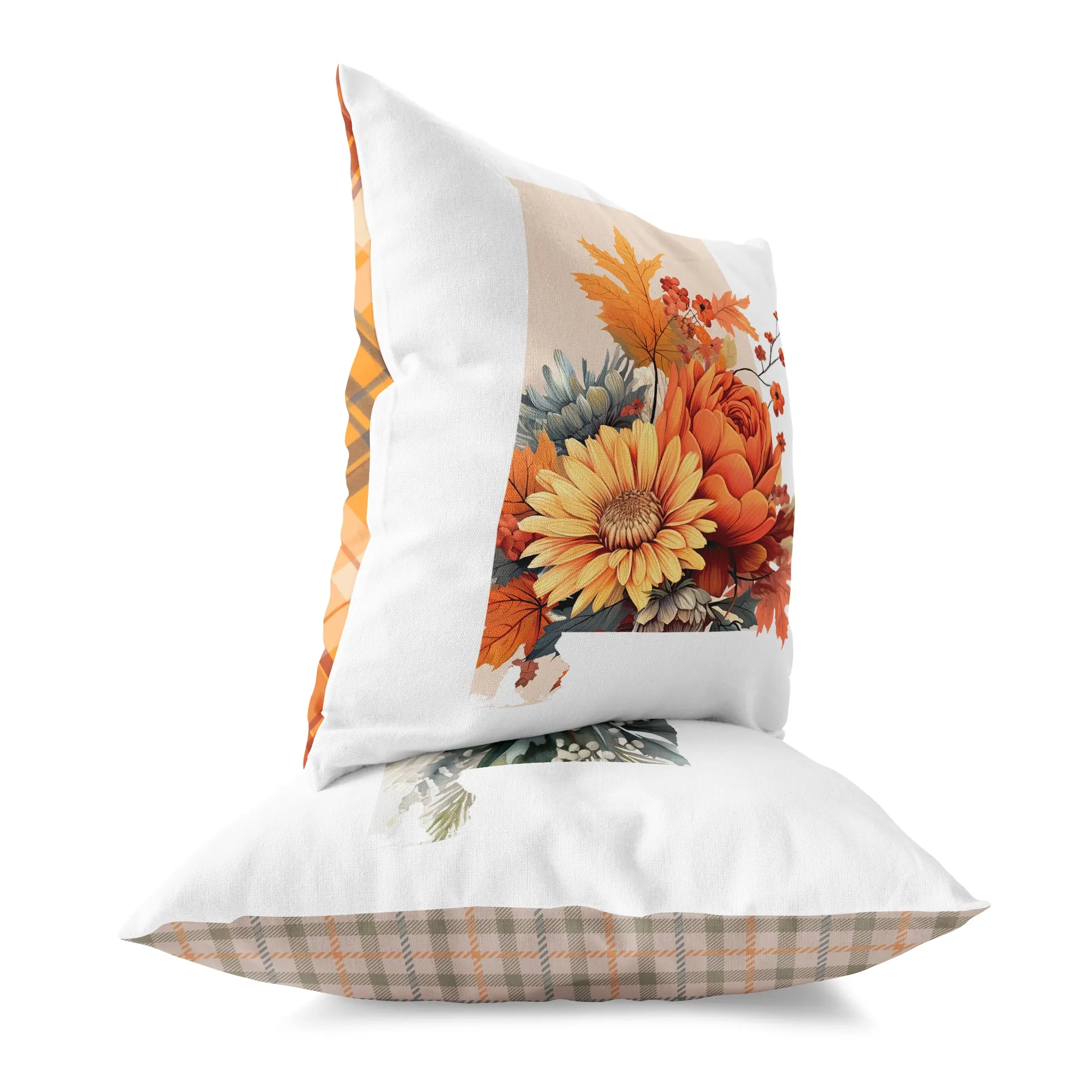 Alabama State Silhouette Pillow with Winter Blooms - 18x18 Inch