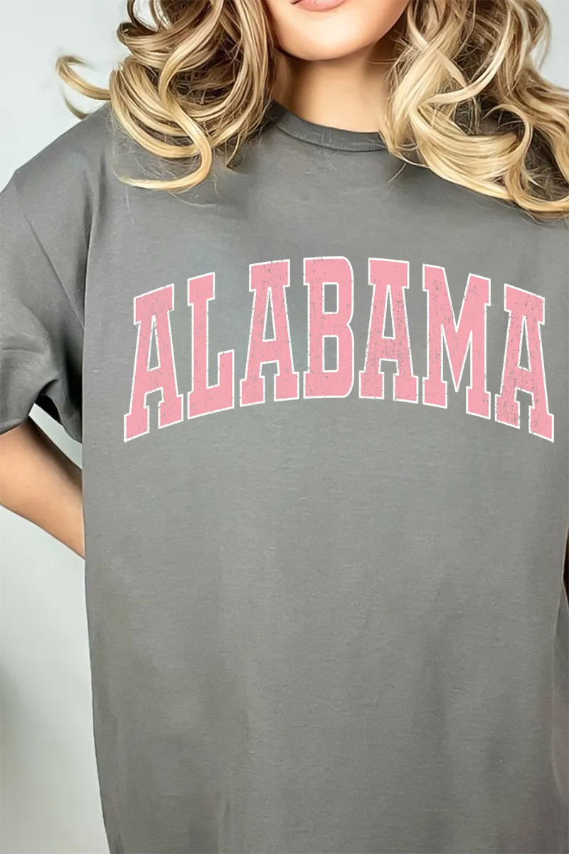 Athletic Varsity Alabama Short Sleeve Relaxed Fit T-Shirt