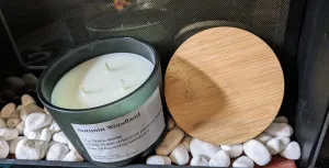 Autumn woodland candle