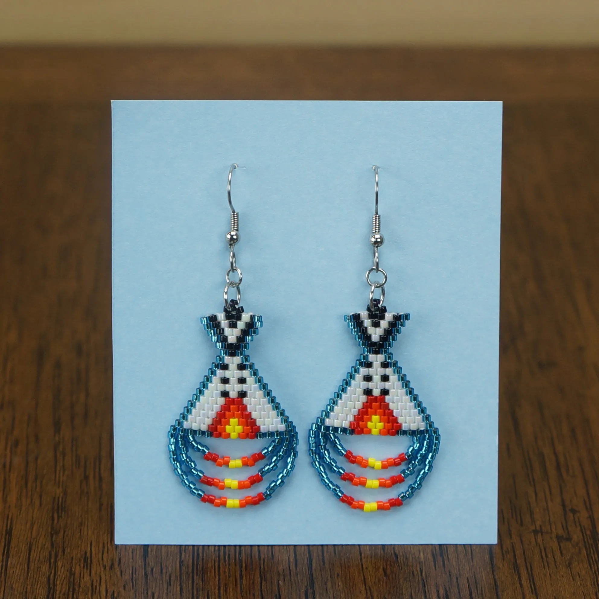 Beadwork Earrings -Tipis