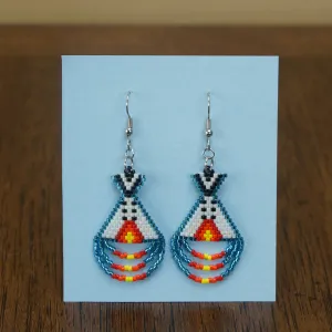 Beadwork Earrings -Tipis