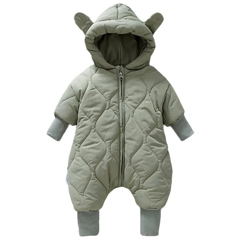 Bear Hood Winter Jumpsuit