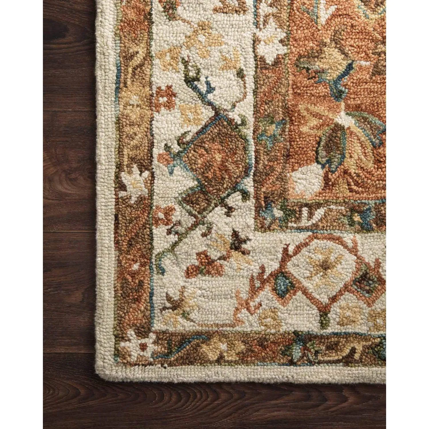 Beatty Rugs by Loloi - BEA-01 - Ivory / Rust