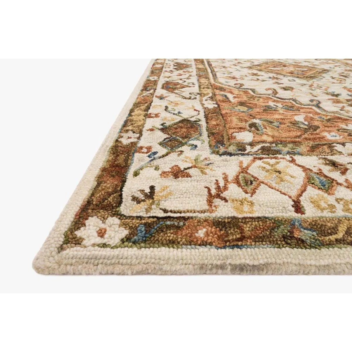 Beatty Rugs by Loloi - BEA-01 - Ivory / Rust
