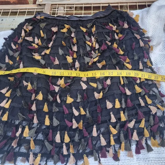 Boho Boutique Funky Fringe skirt XS- S