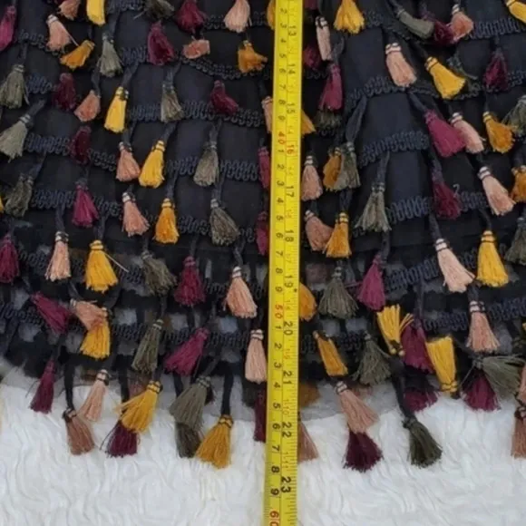 Boho Boutique Funky Fringe skirt XS- S