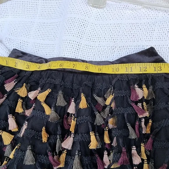 Boho Boutique Funky Fringe skirt XS- S