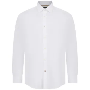 BOSS C-HAL-KENT-C4-232 LINEN BLEND LONG SLEEVE SHIRT