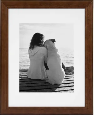 Brown Solid Wood 11X14 Frame
