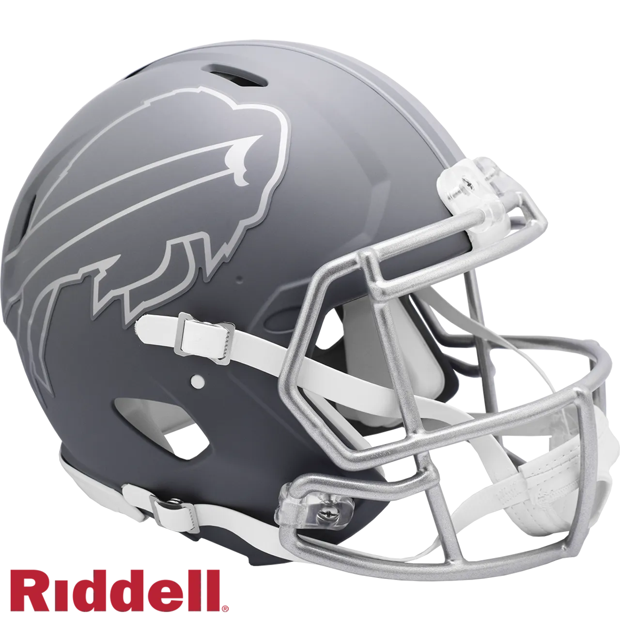 Buffalo Bills Helmet Riddell Authentic Full Size Speed Style Slate Alternate