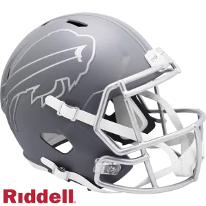 Buffalo Bills Helmet Riddell Replica Full Size Speed Style Slate Alternate