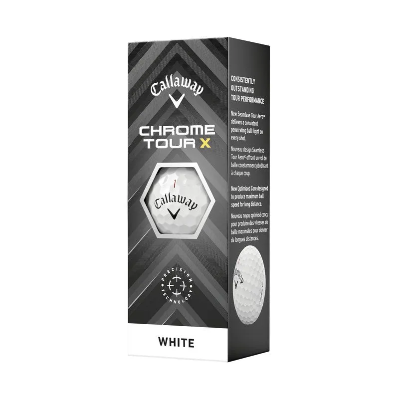 Callaway Chrome Tour X Logo Golf Balls