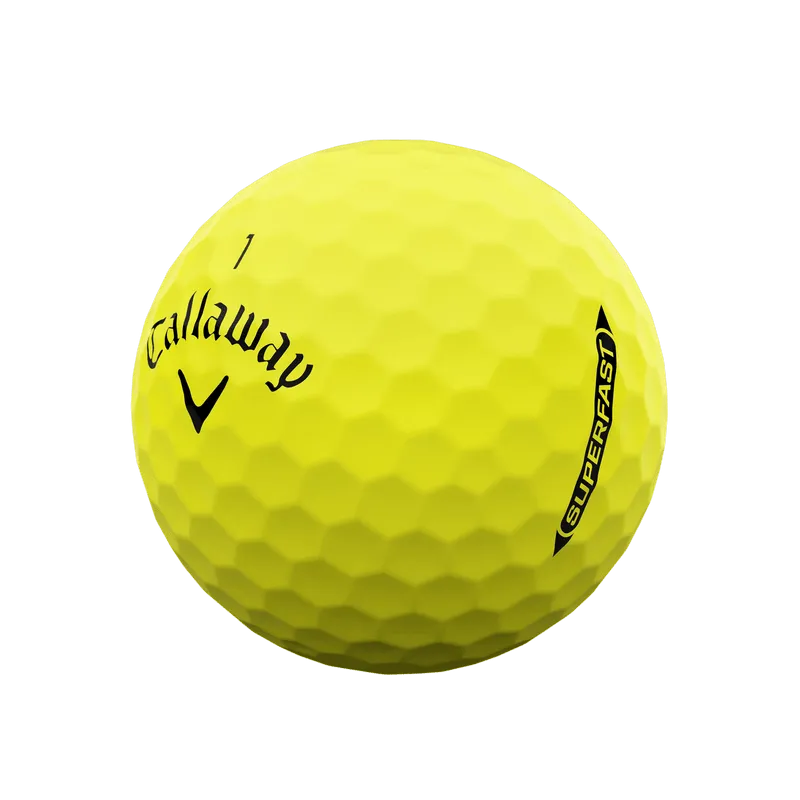 Callaway Superfast Yellow 15 - Pack Logo Golf Balls