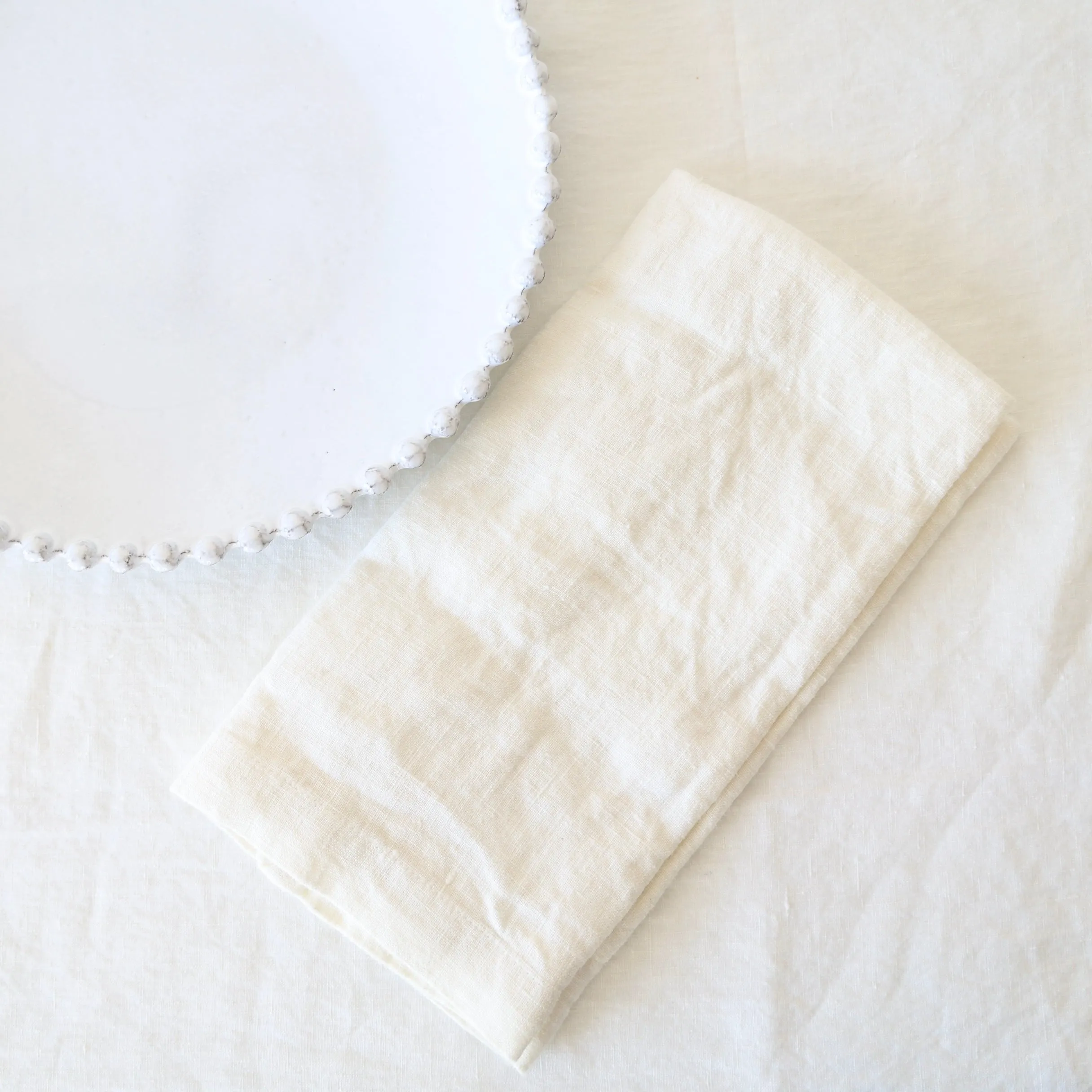 Caravan Set of 4 Everyday Napkins - Ivory