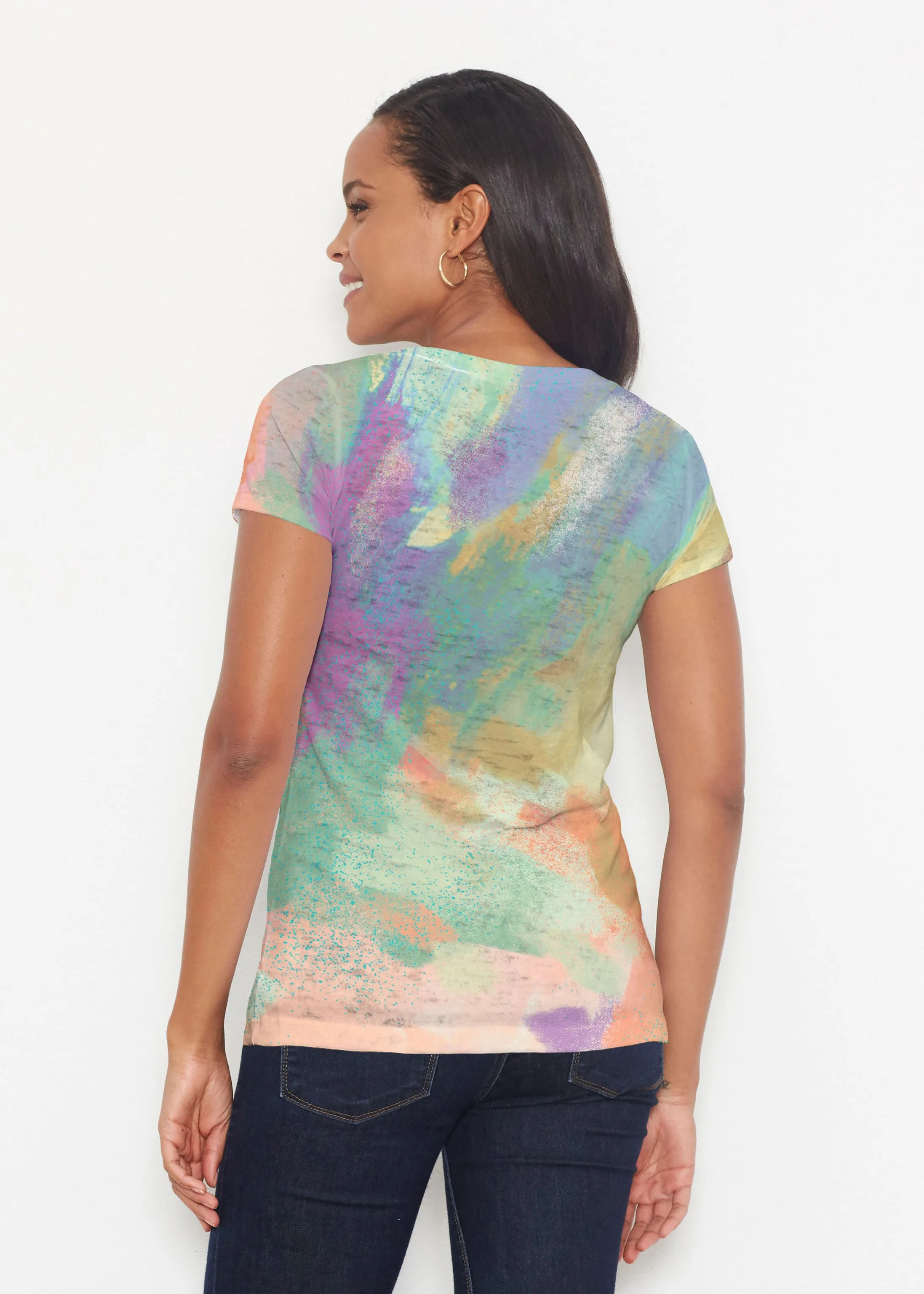 Chalk Of Dreams (17278) ~ Short Sleeve Scoop Shirt