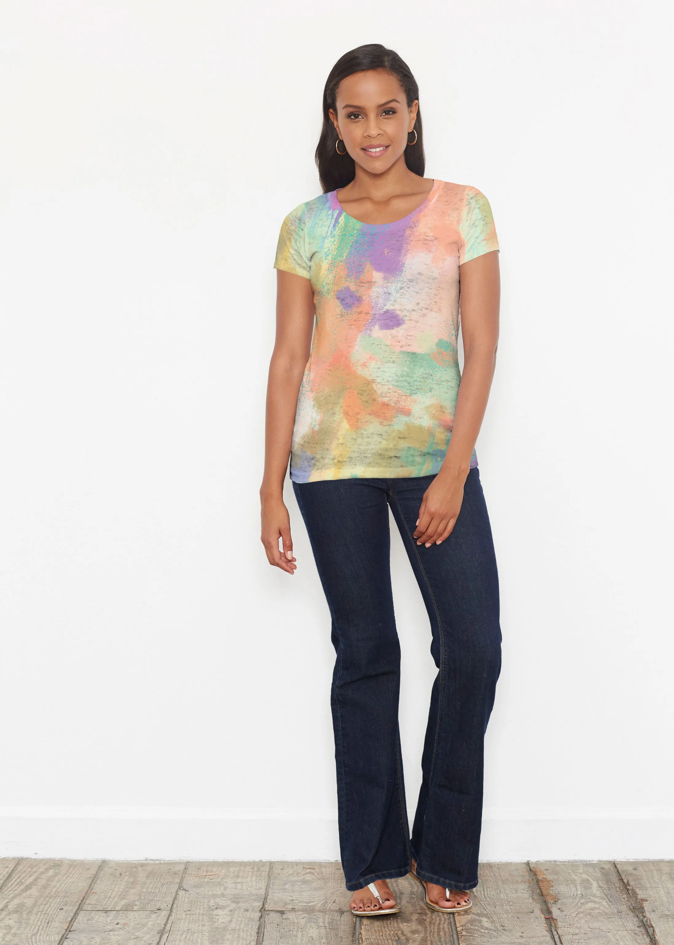 Chalk Of Dreams (17278) ~ Short Sleeve Scoop Shirt