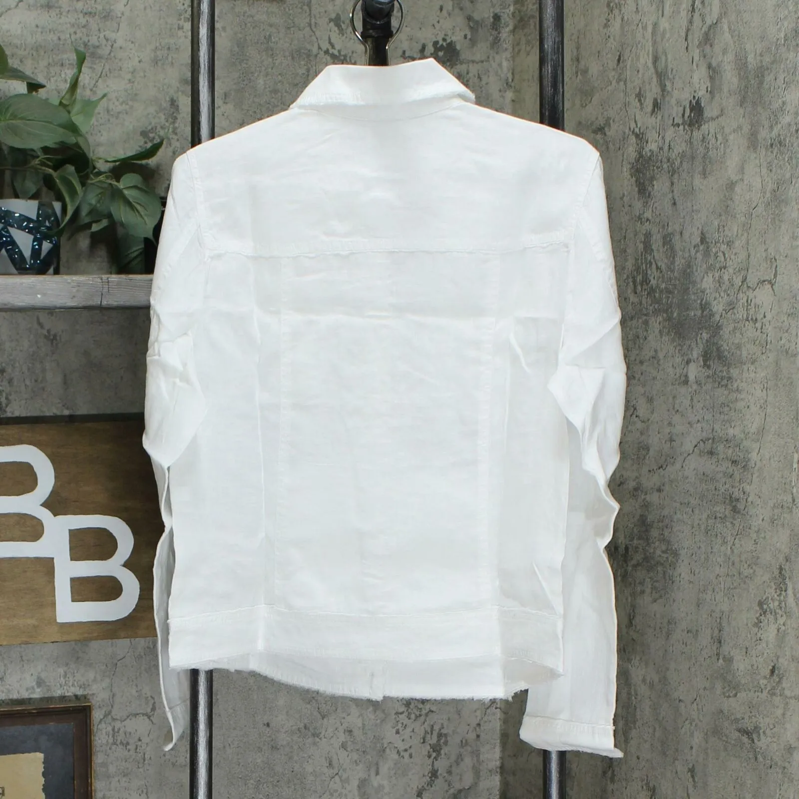 Charter Club Women's Linen Button Up Casual Jacket