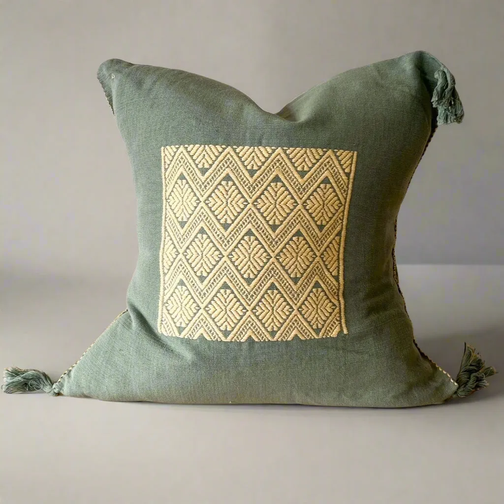Chiapas Brocade Pillow № 4