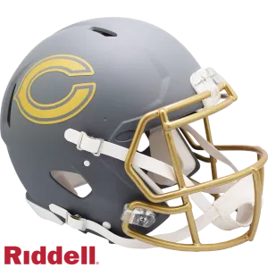 Chicago Bears Helmet Riddell Authentic Full Size Speed Style Slate Alternate