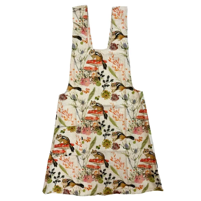 Chipmunks Cotton Pinafore Apron