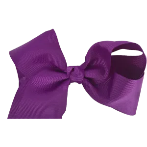 Chixx 4” Solid Basic Traditional Bow - Purple