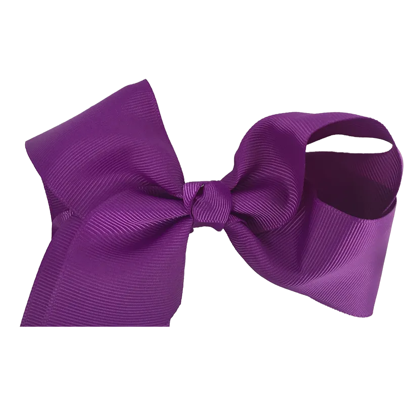 Chixx 4” Solid Basic Traditional Bow - Purple