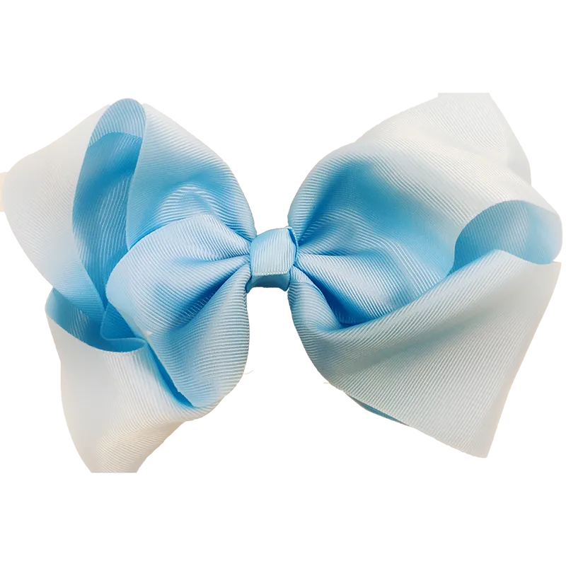 Chixx 6” Solid Basic Traditional Bow - Light Blue