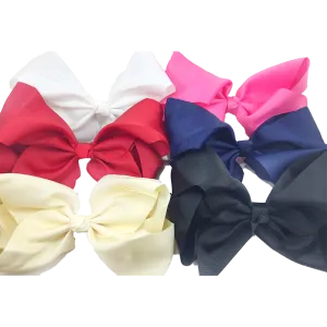 Chixx 8” Solid Basic Traditional Bow Collection - Back to School