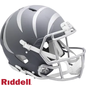Cincinnati Bengals Helmet Riddell Authentic Full Size Speed Style Slate Alternate