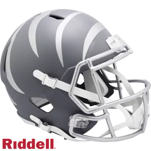 Cincinnati Bengals Helmet Riddell Replica Full Size Speed Style Slate Alternate