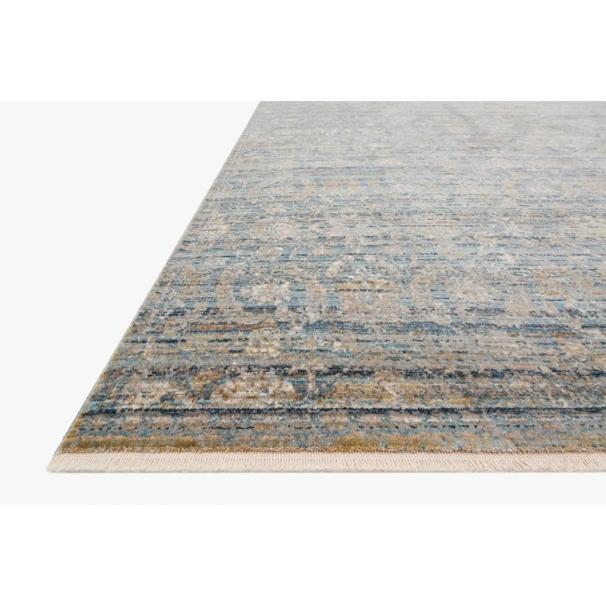 Claire Rugs by Loloi - CLE-03 Ocean/Gold
