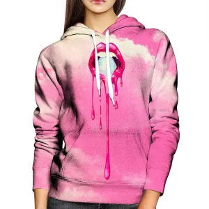College Lips Womens Hoodie