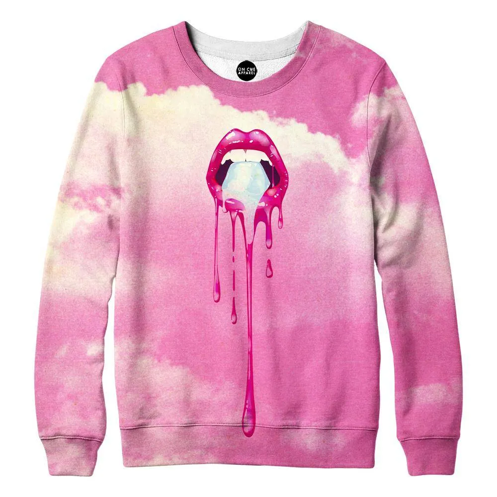 College Lips Womens Sweatshirt