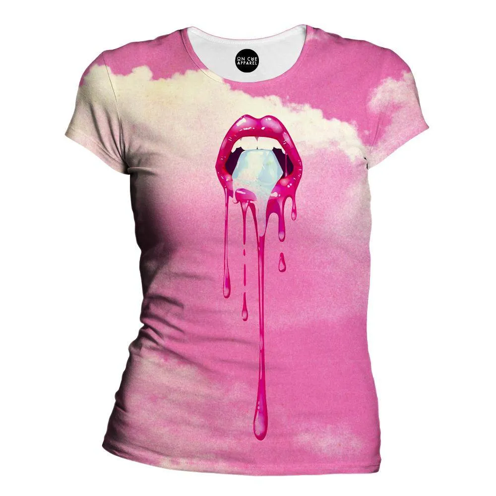 College Lips Womens T-Shirt