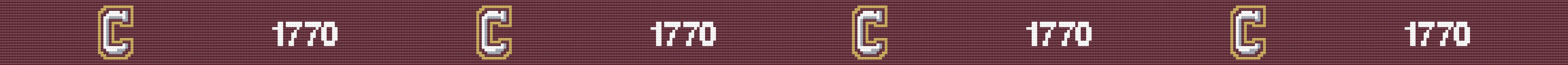 College of Charleston Hand-stitched Needlepoint Belt