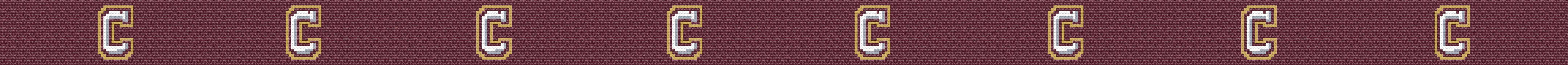 College of Charleston Hand-stitched Needlepoint Belt