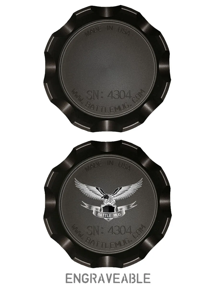 Combat Cup Engraved Insignia and Text