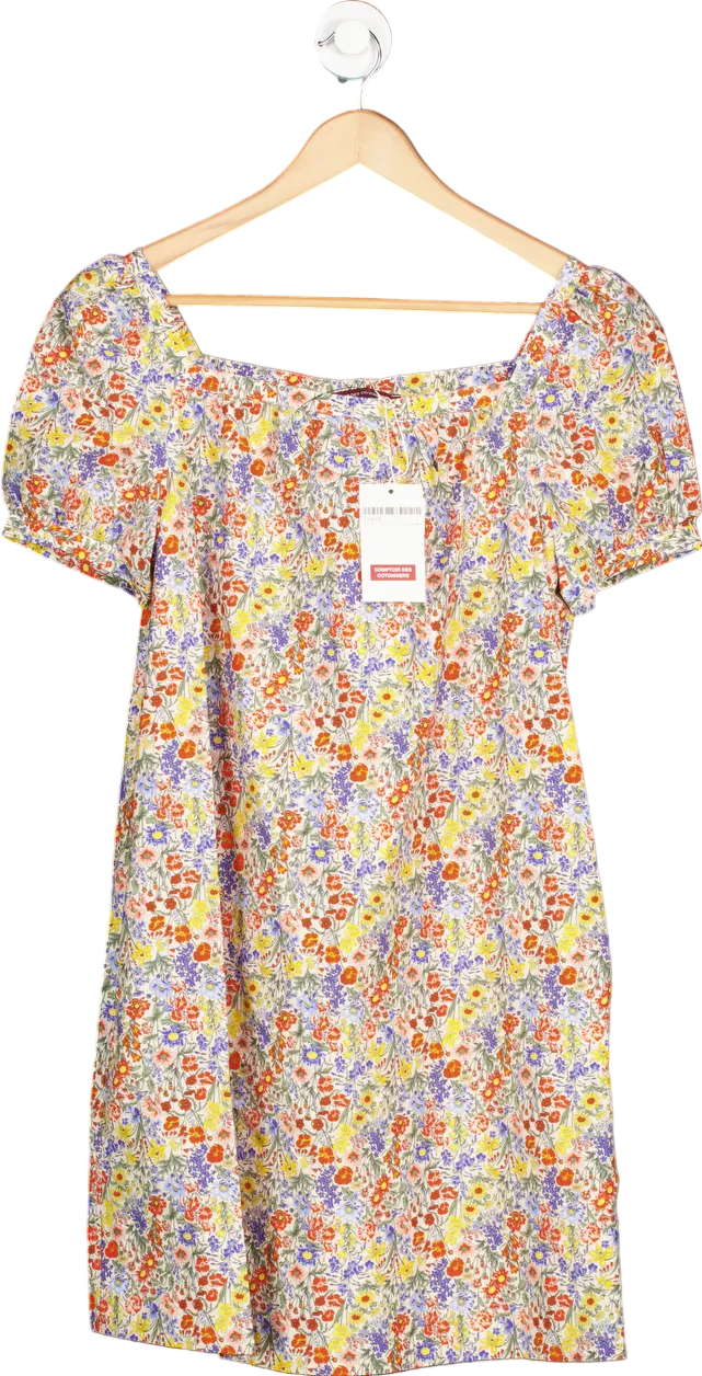 Comptoir Des Cotonniers Floral Prairie Gardenia Dress EU 38 UK 10