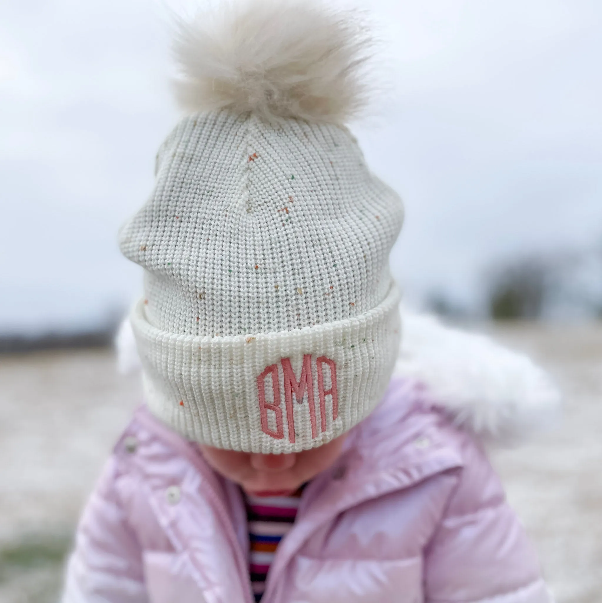 Confetti Pom Pom Beanie - Traditional