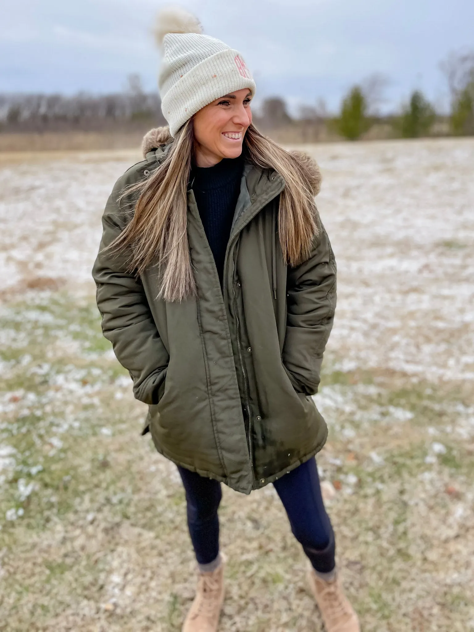 Confetti Pom Pom Beanie - Traditional