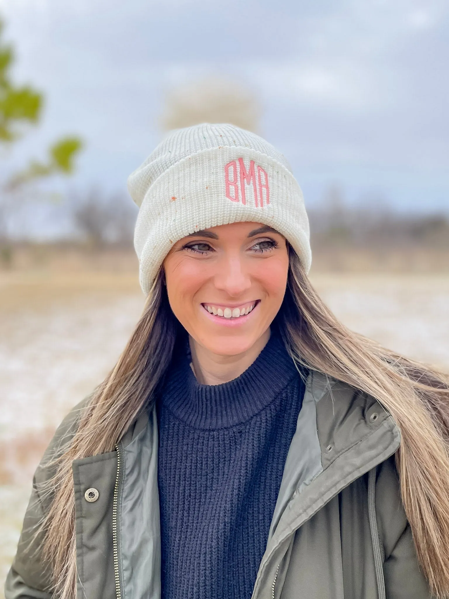Confetti Pom Pom Beanie - Traditional