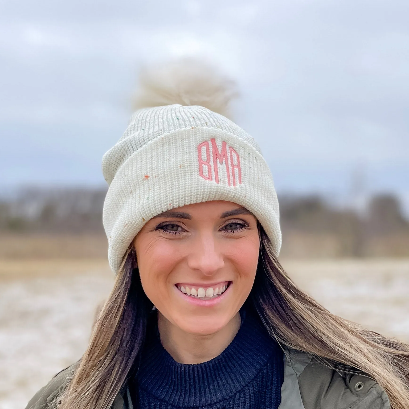Confetti Pom Pom Beanie - Traditional