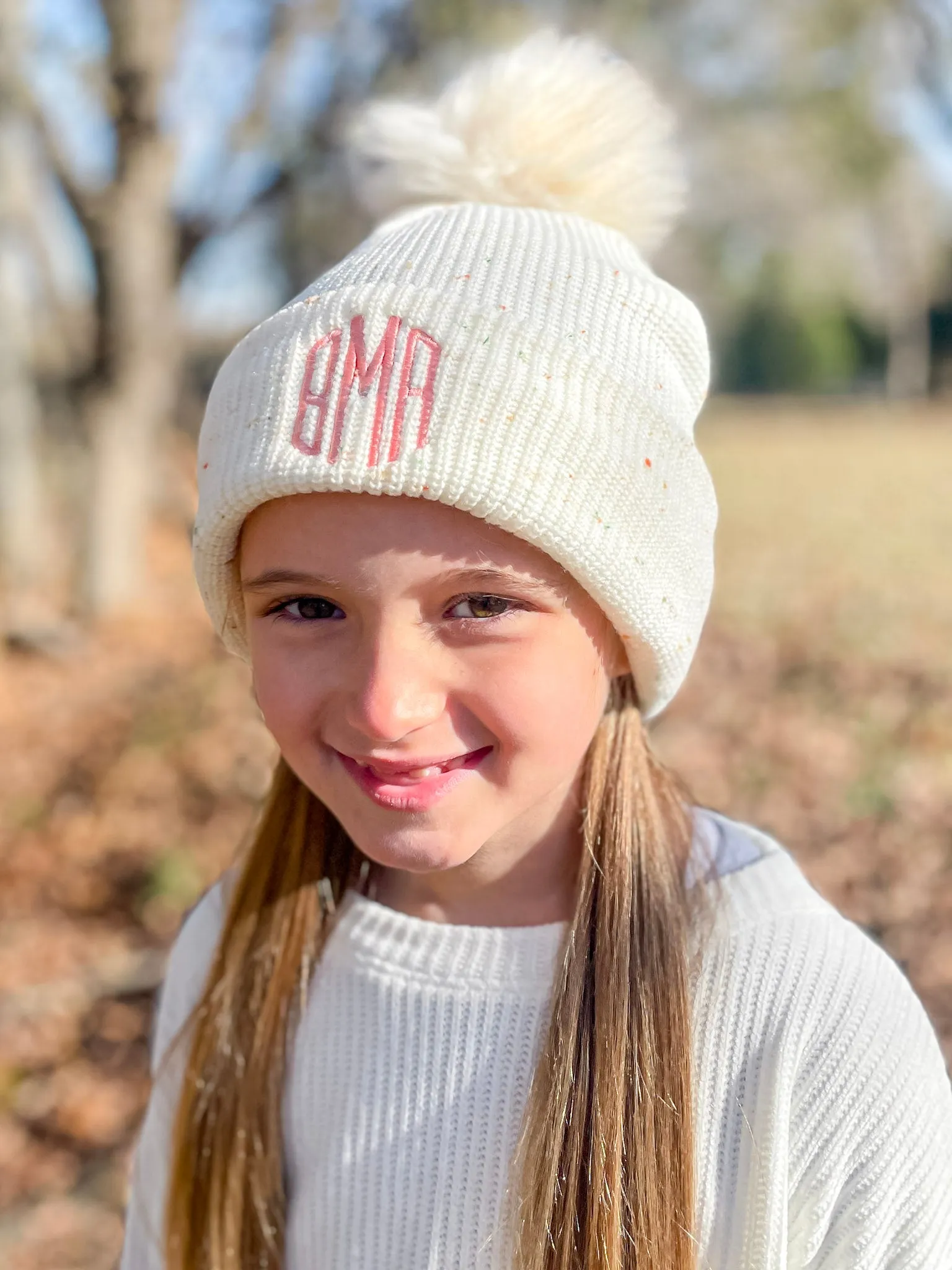 Confetti Pom Pom Beanie - Traditional