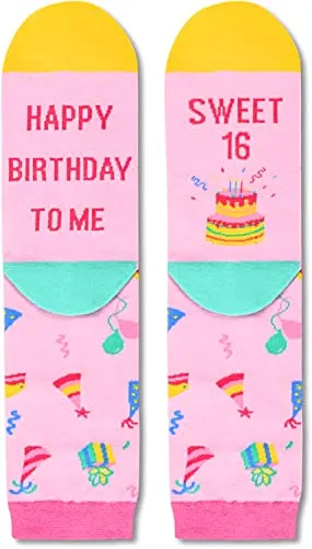 Crazy Silly Funny Socks for Kids, Top Best Cool Presents Gifts for 16 Year Old Girls, 16 Year Old 16 Yr Old Girl Gift Ideas
