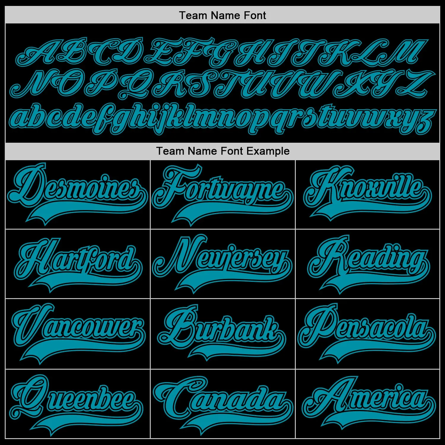 Custom Black Teal Hockey Jersey